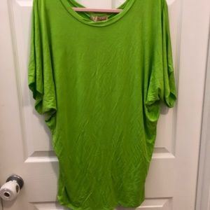 Neon green top